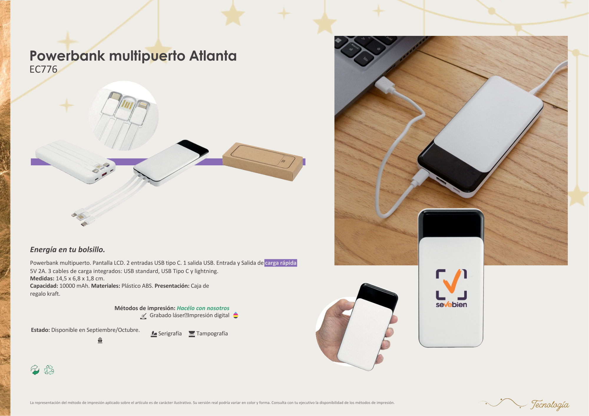 Power Bank y regalos de tecnología 